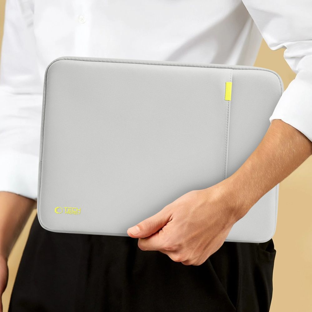 Tech-Protect Defender Laptop-veske 15-16" - grå