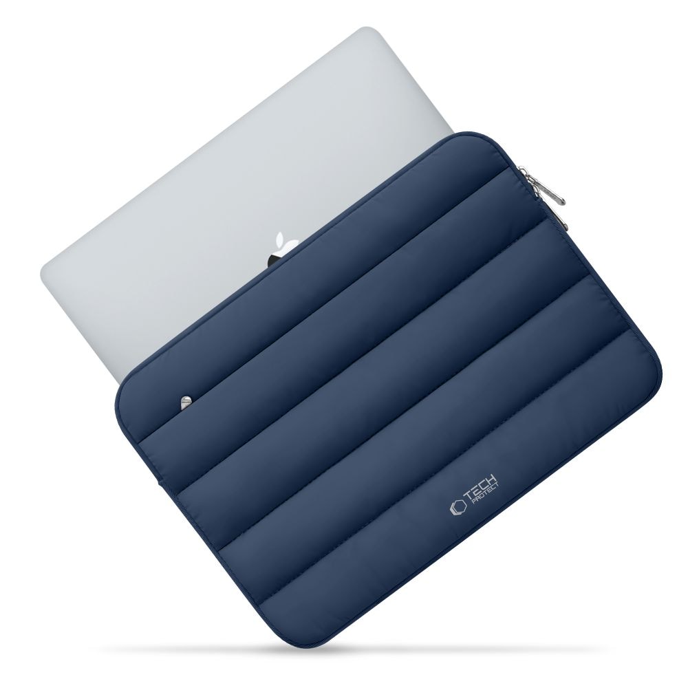 Tech-Protett Fluffy Laptop-veske 15-16 - marineblå