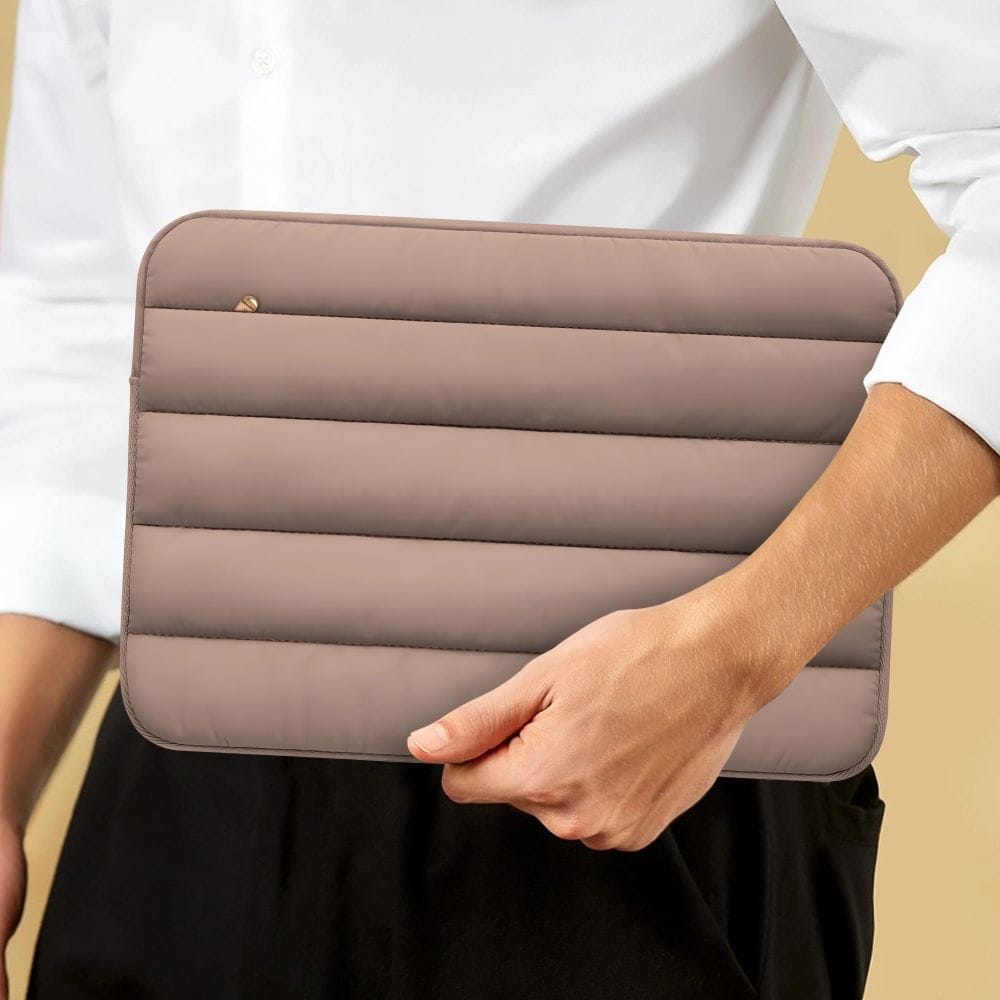 Tech-Protett Fluffy Laptop-veske 13-14 - Brun