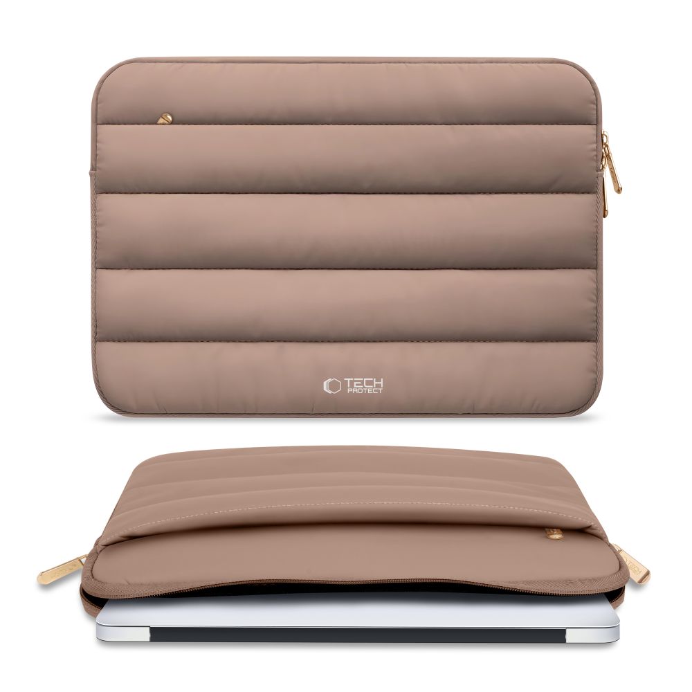 Tech-Protett Fluffy Laptop-veske 13-14 - Brun