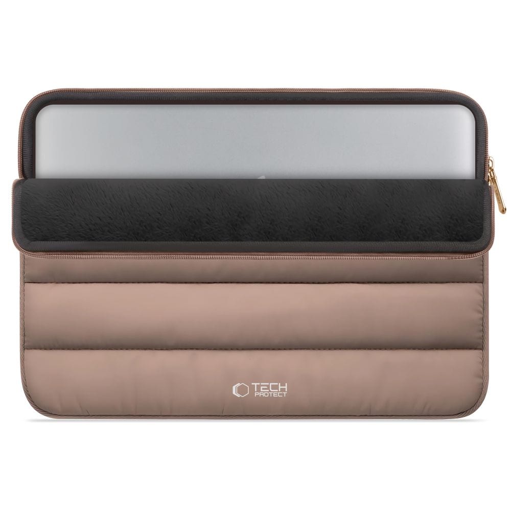 Tech-Protett Fluffy Laptop-veske 13-14 - Brun