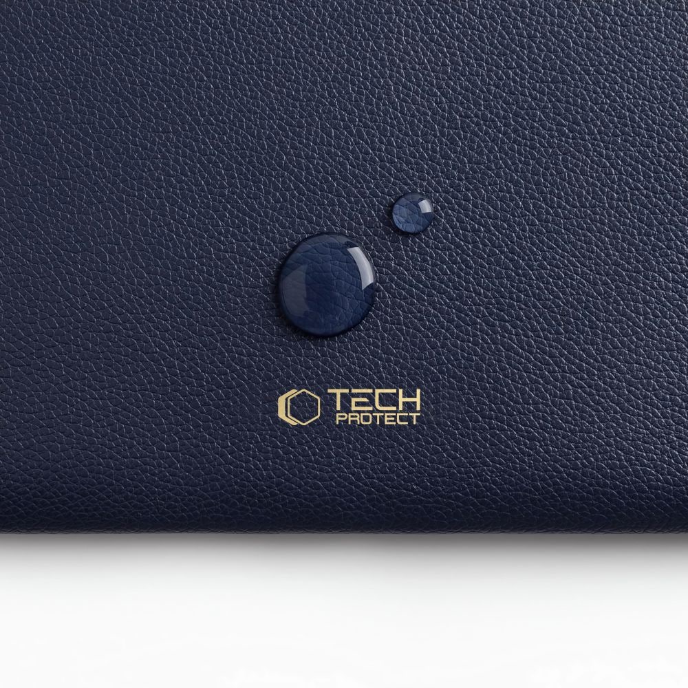 Tech-Protect Fleece Laptop-veske 15-16 - marineblå