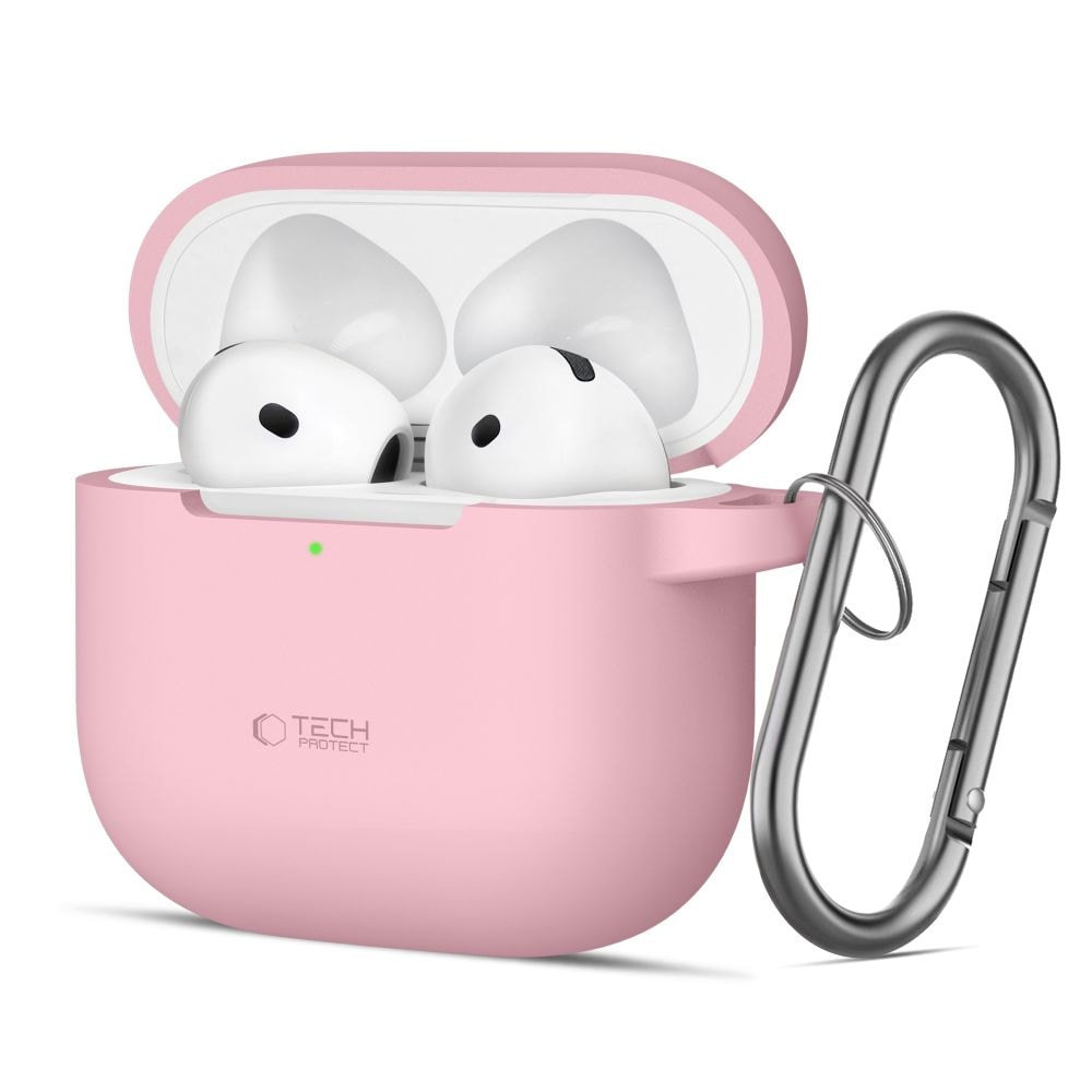 Tech-Protect silikonkroketui for AirPods 4 - Rosa