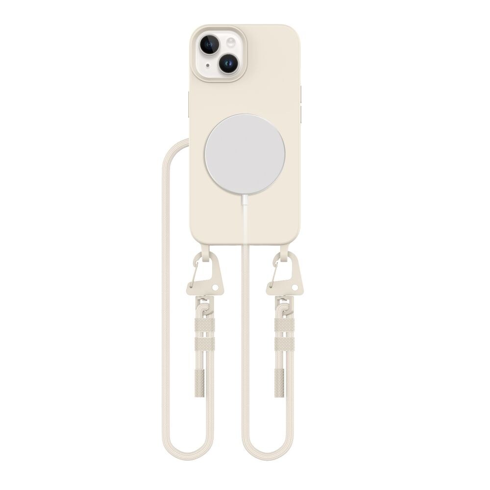 Tech-Protect MagNecklace MagSafe iPhone 14-etui - Beige
