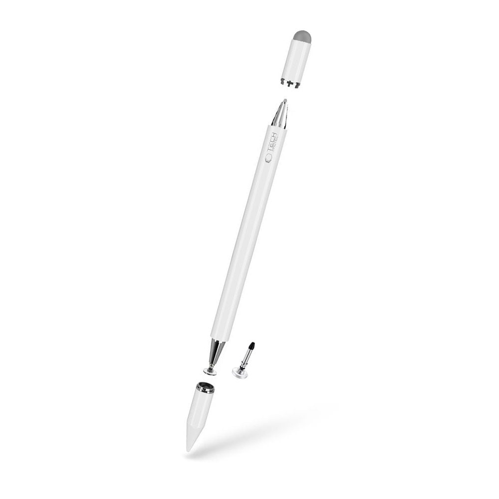 Tech-Protect USP200 3-TIP Stylus passiv penn – Hvit / Passiv styluspenne / Berøringsskjermpenne