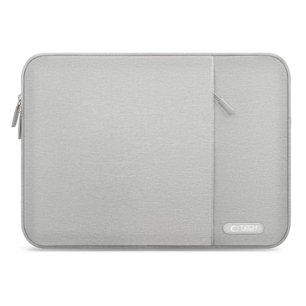 15-16 Tech-Protect Sleeve Laptop-veske - grå