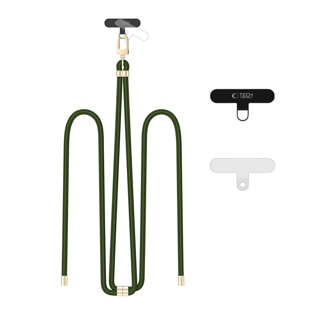 Tech-Protect C7S taubånd for korsryggrem - oliven