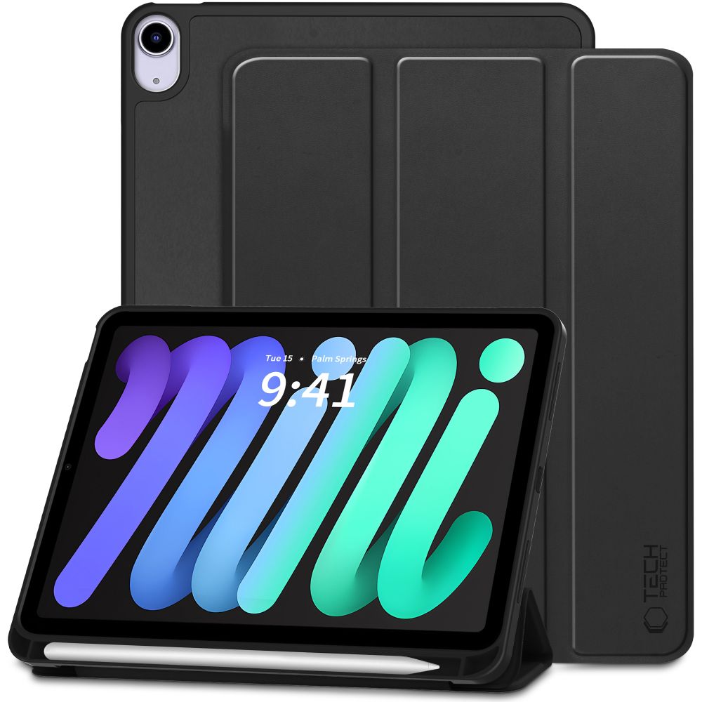 Tech-Protect SC Pen-etui for iPad Mini 6/7/2021-2024 - Svart