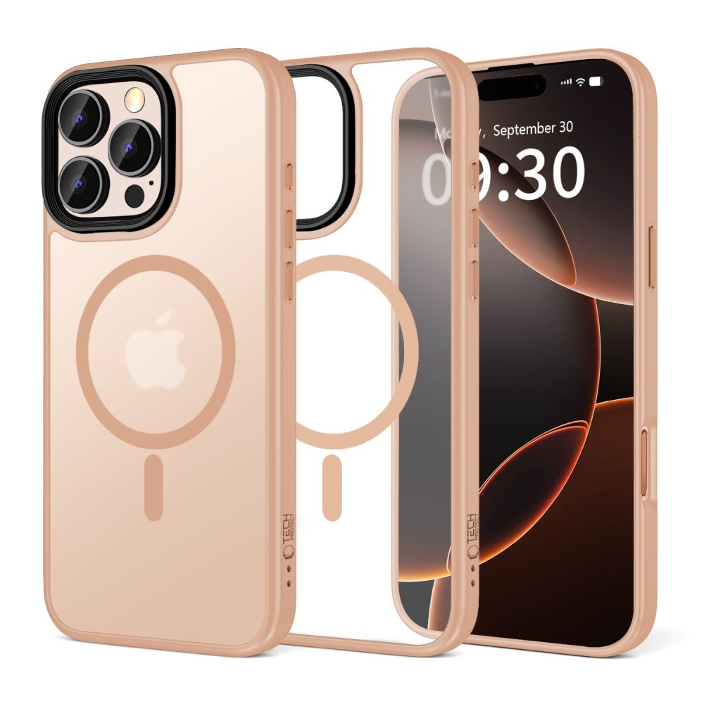 Tech-Protect MagMat MagSafe iPhone 16 Pro Max-etui - rosa