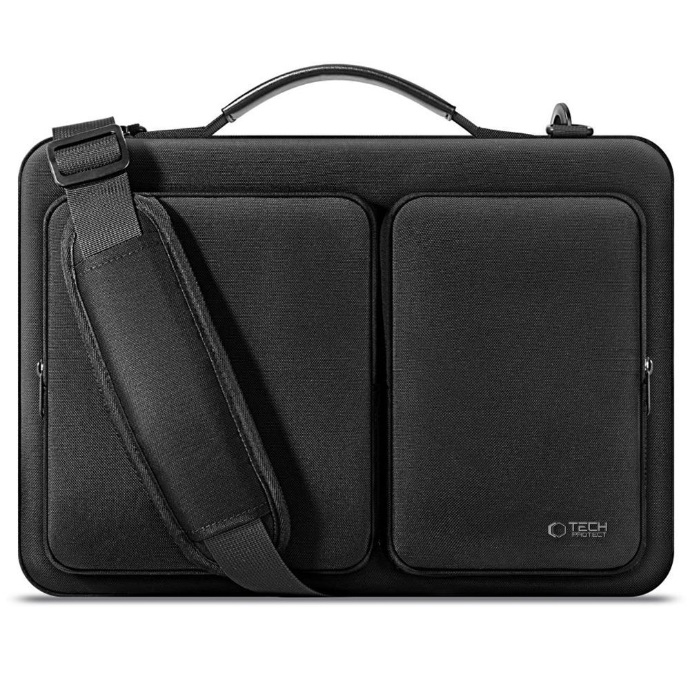 Laptop-veske 13-14 Tech-Protect Defender-veske - svart