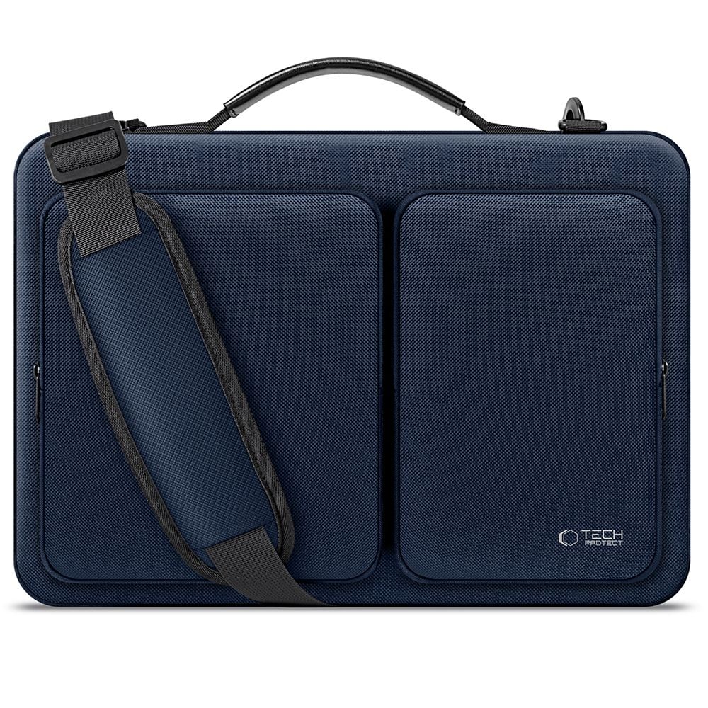 15-16 Tech-Protect Defender Bag Laptop-veske - blå