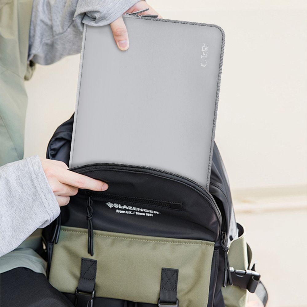 Tech-Protect Neoslim 13-14" veske for bærbar PC - grå