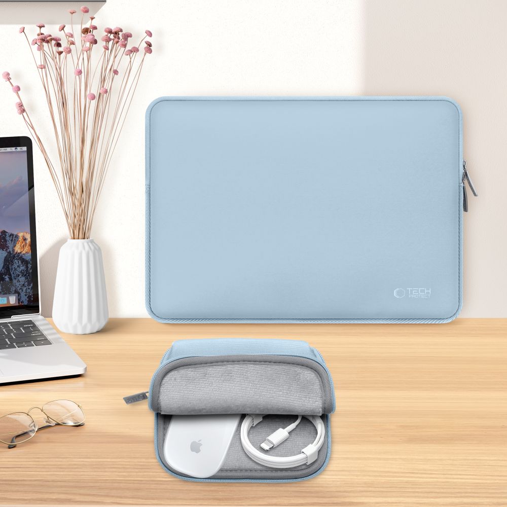 Tech-Protect Neoslim 13-14" veske for bærbar PC - blå