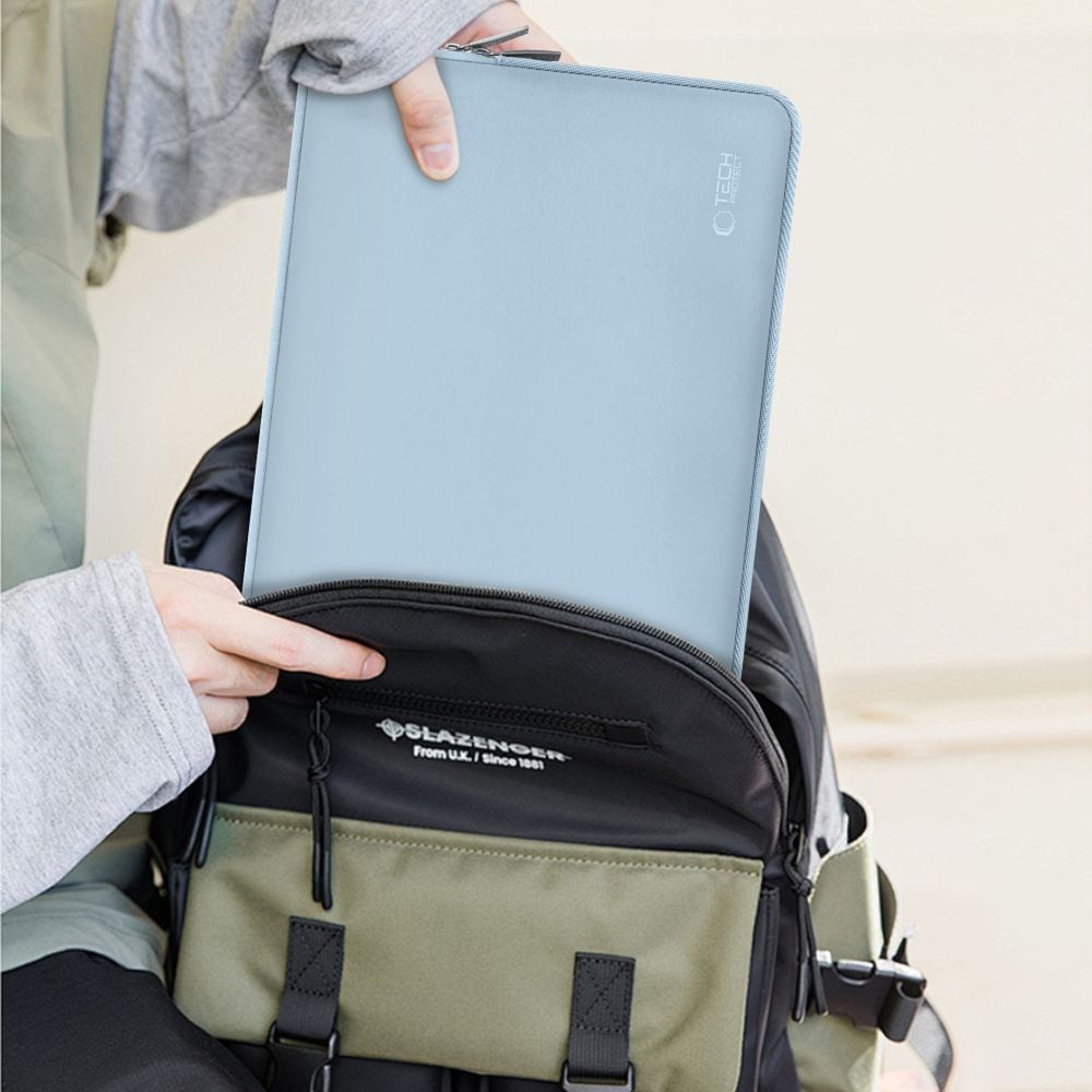 Tech-Protect Neoslim 13-14" veske for bærbar PC - blå