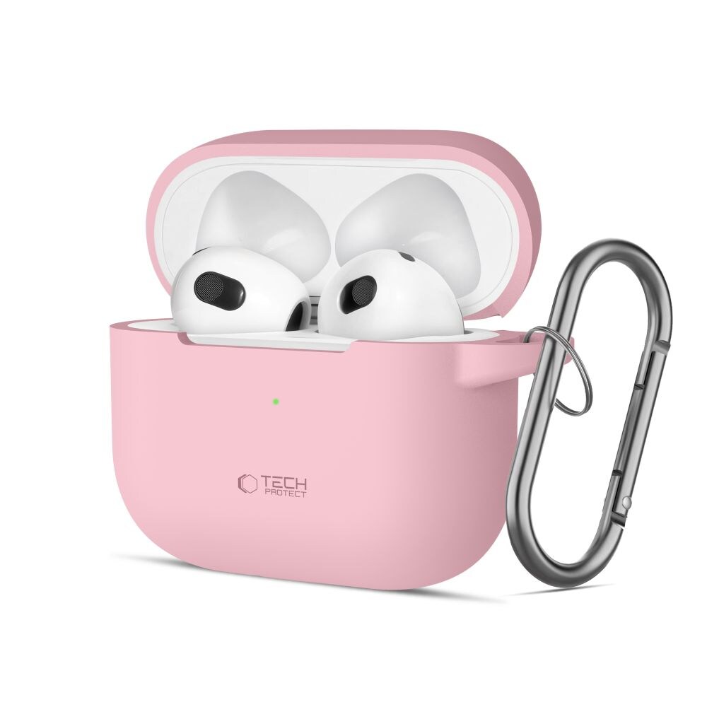Tech-Protect silikonkroketui for Apple AirPods 3 - Rosa