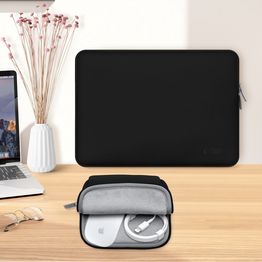Tech-Protect Neoslim 15-16" veske for bærbar PC - svart