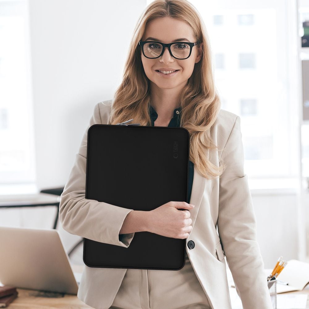 Tech-Protect Neoslim 15-16" veske for bærbar PC - svart