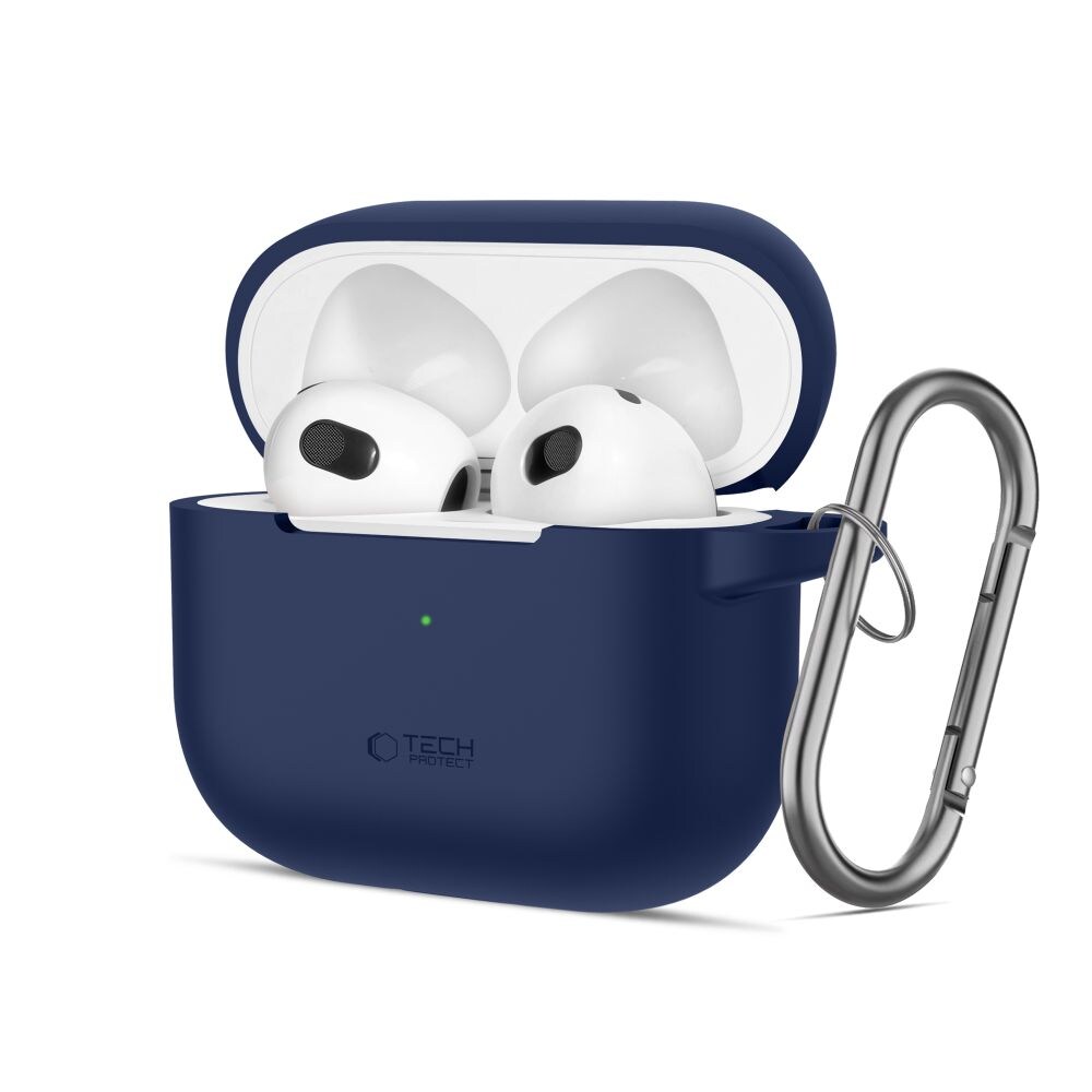 Tech-Protect silikonkroketui for Apple AirPods 3 - Blå