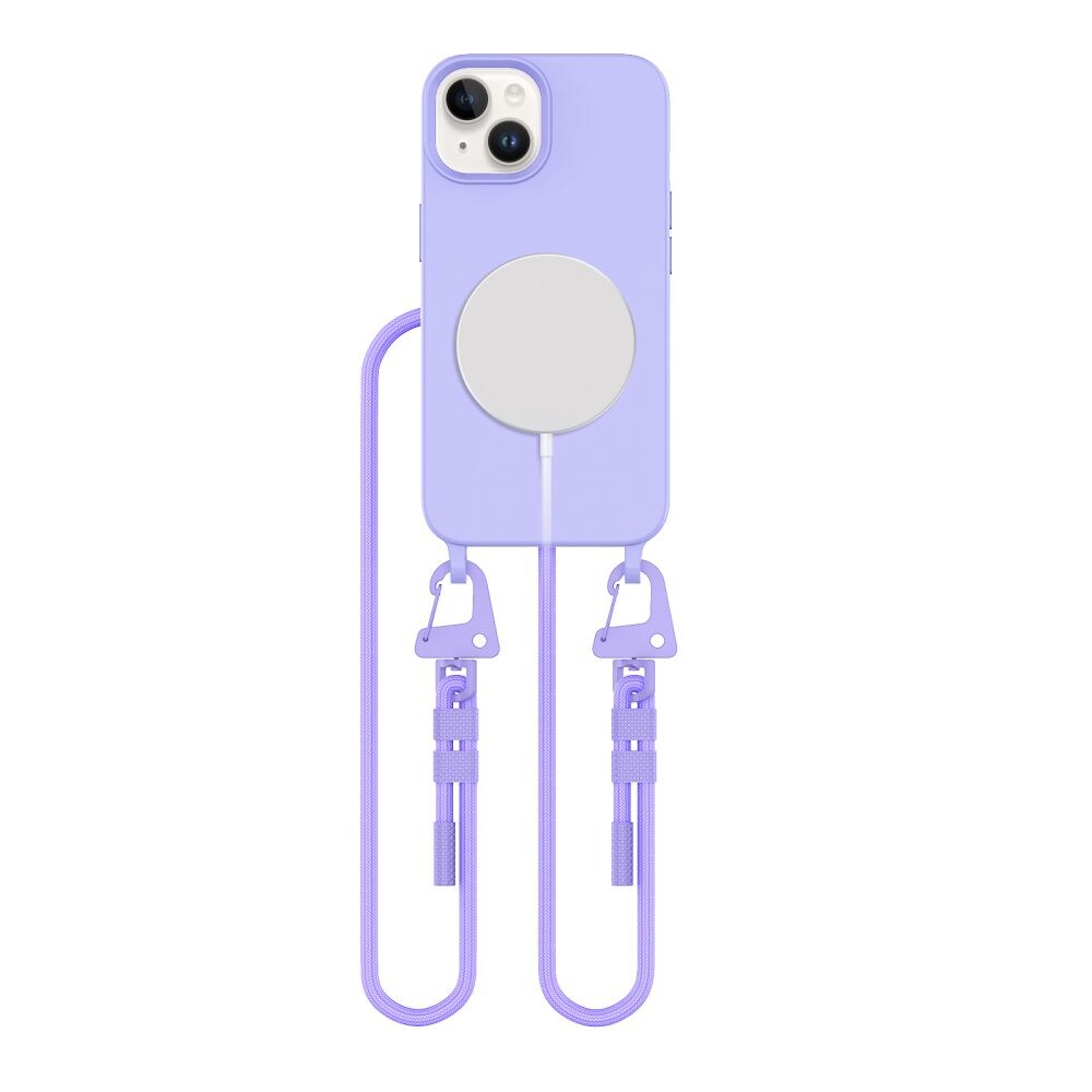Tech-Protect MagNecklace MagSafe iPhone 14-etui - Lavendel