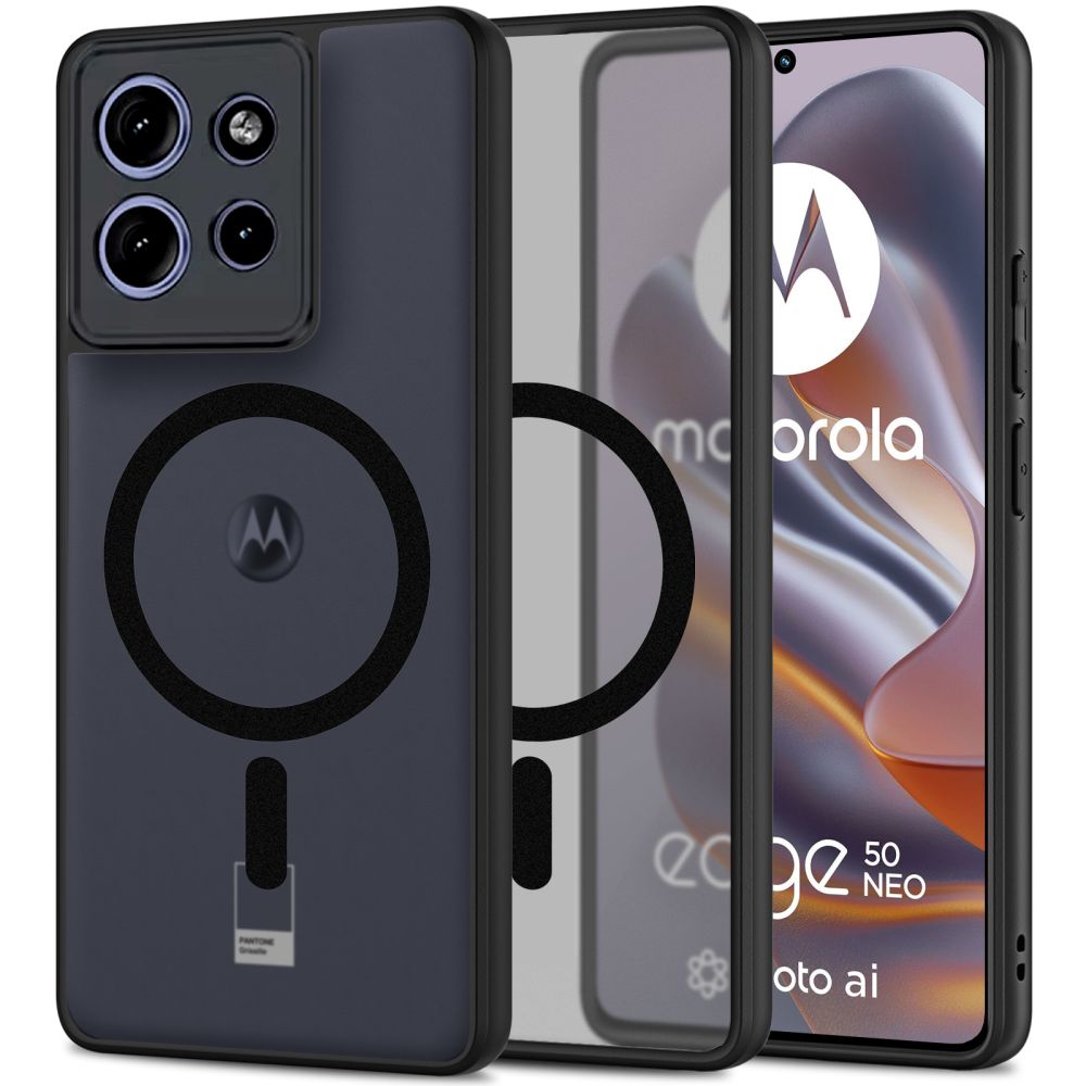 Tech-Protect MagMat MagSafe-etui for Motorola Edge 50 Neo - svart