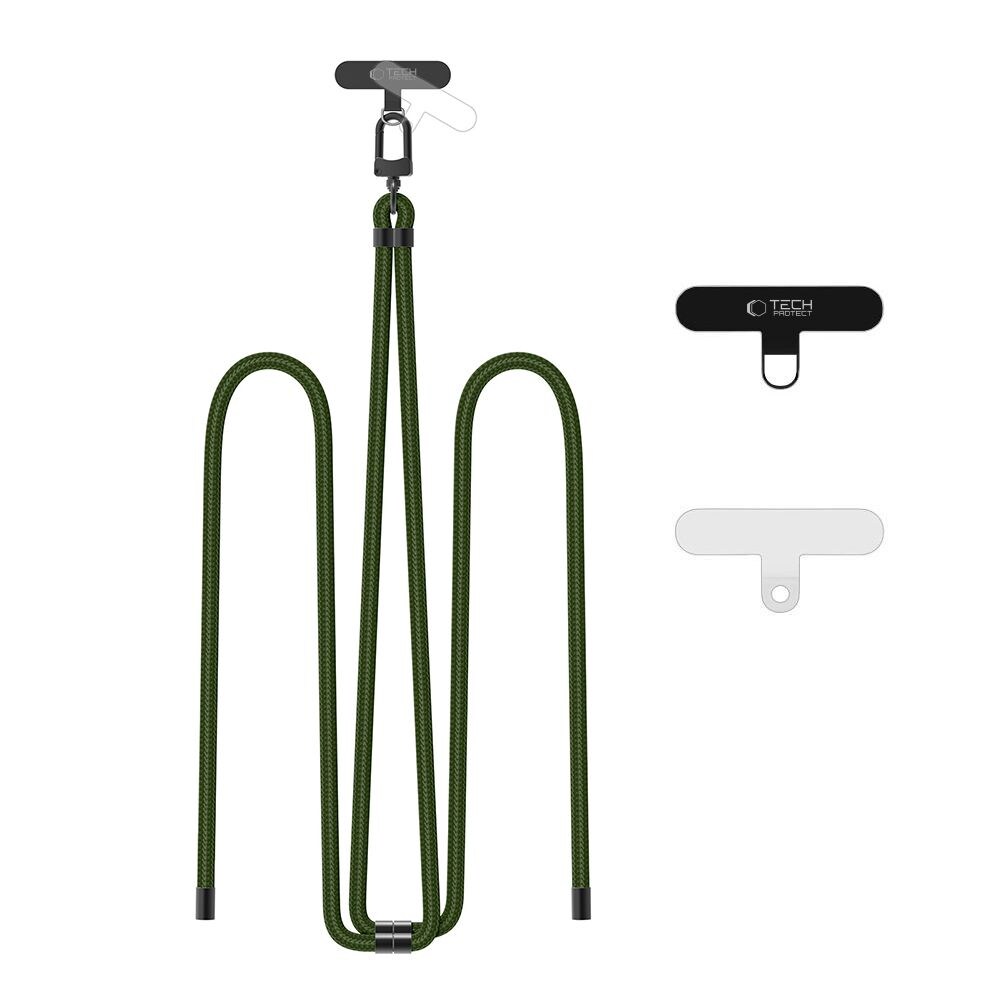 Tech-Protect C7S taubånd for korsryggrem - oliven