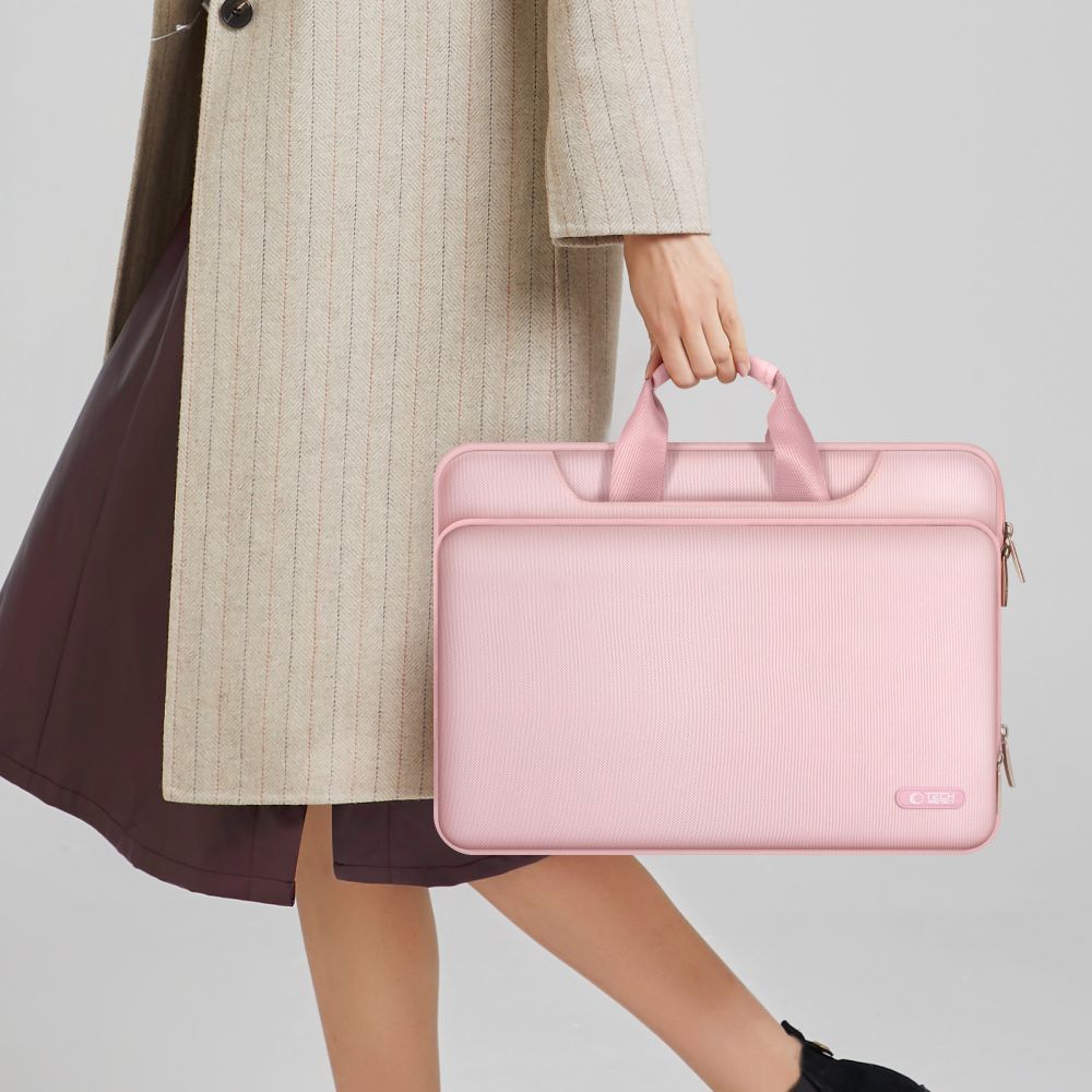 Tech-Protect Pocket 15-16 Laptop-veske - rosa