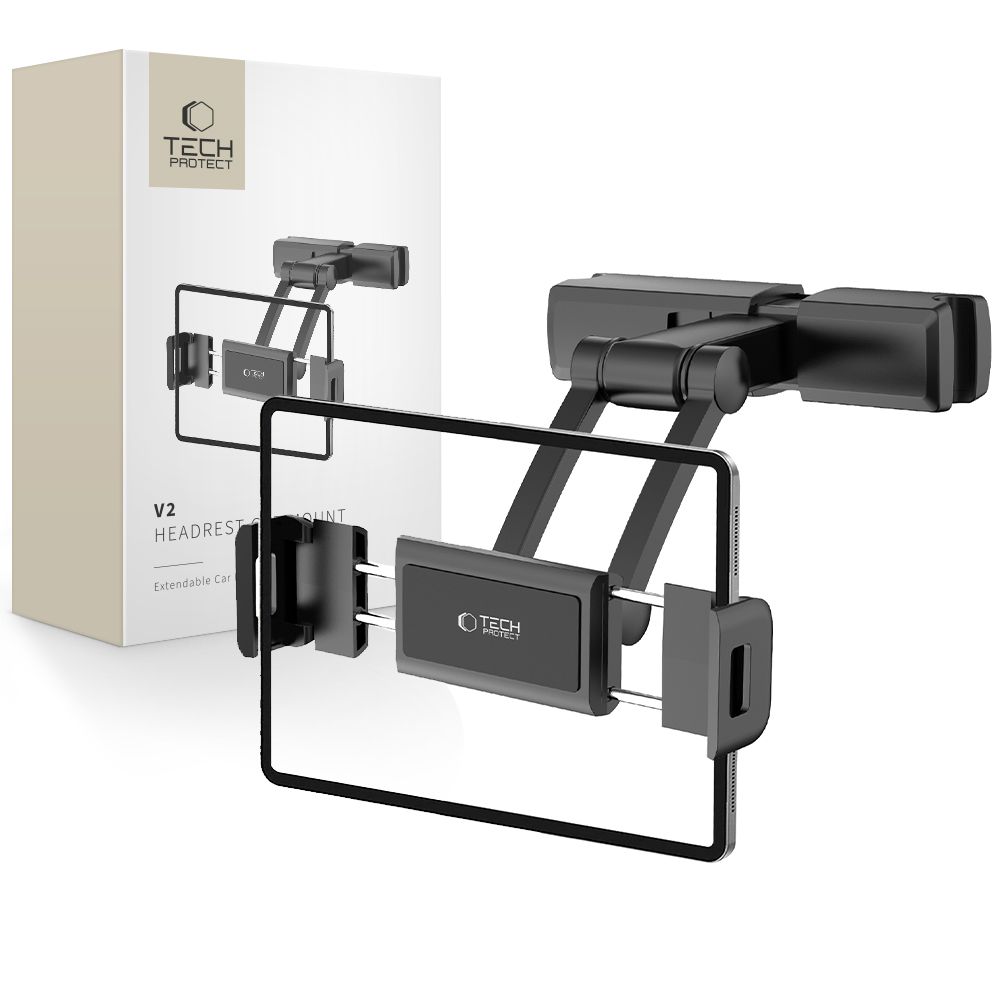 Tech-Protect V2 nakkestøtteholder for bil - svart