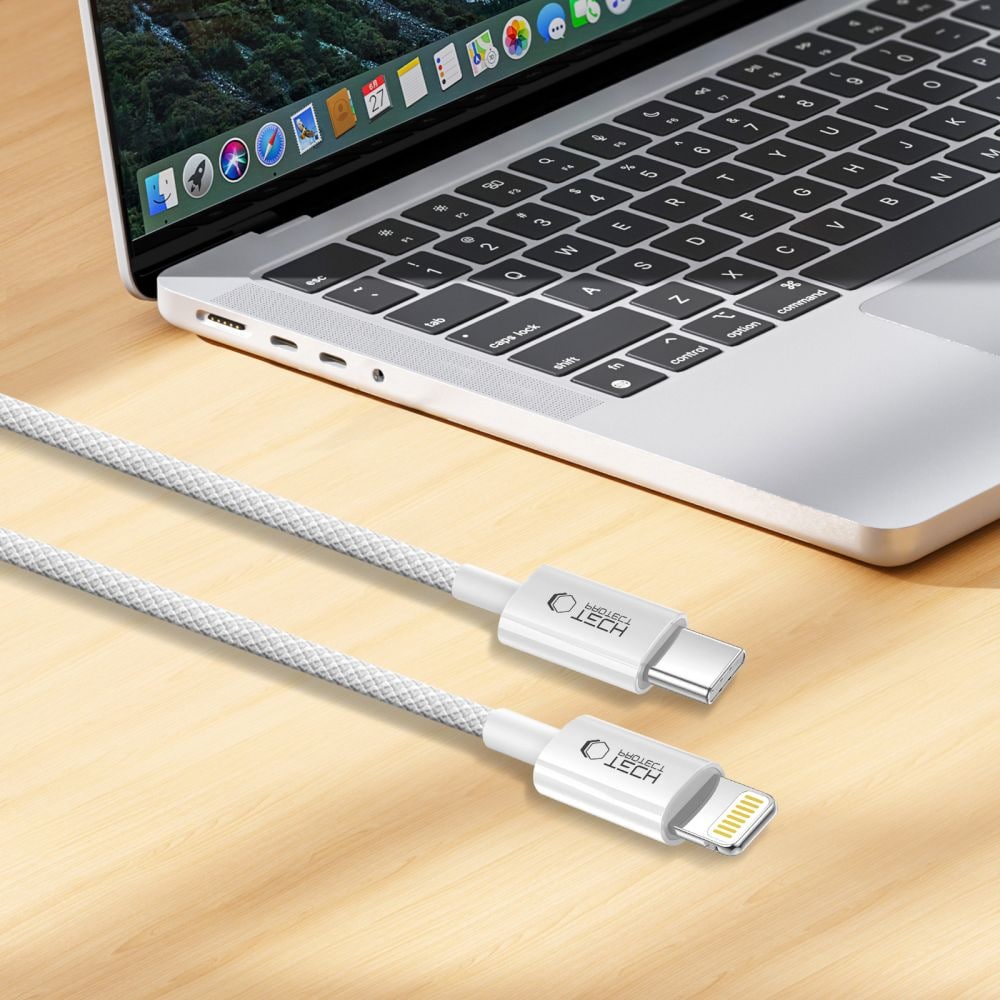 Tech-Protect UltraBoost USB-C / Lightning PD27W/3A-kabel 200 cm - grå