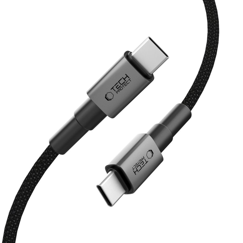 Tech-Protect UltraBoost DNA USB-C PD60W/3A-kabel 100 cm - grå