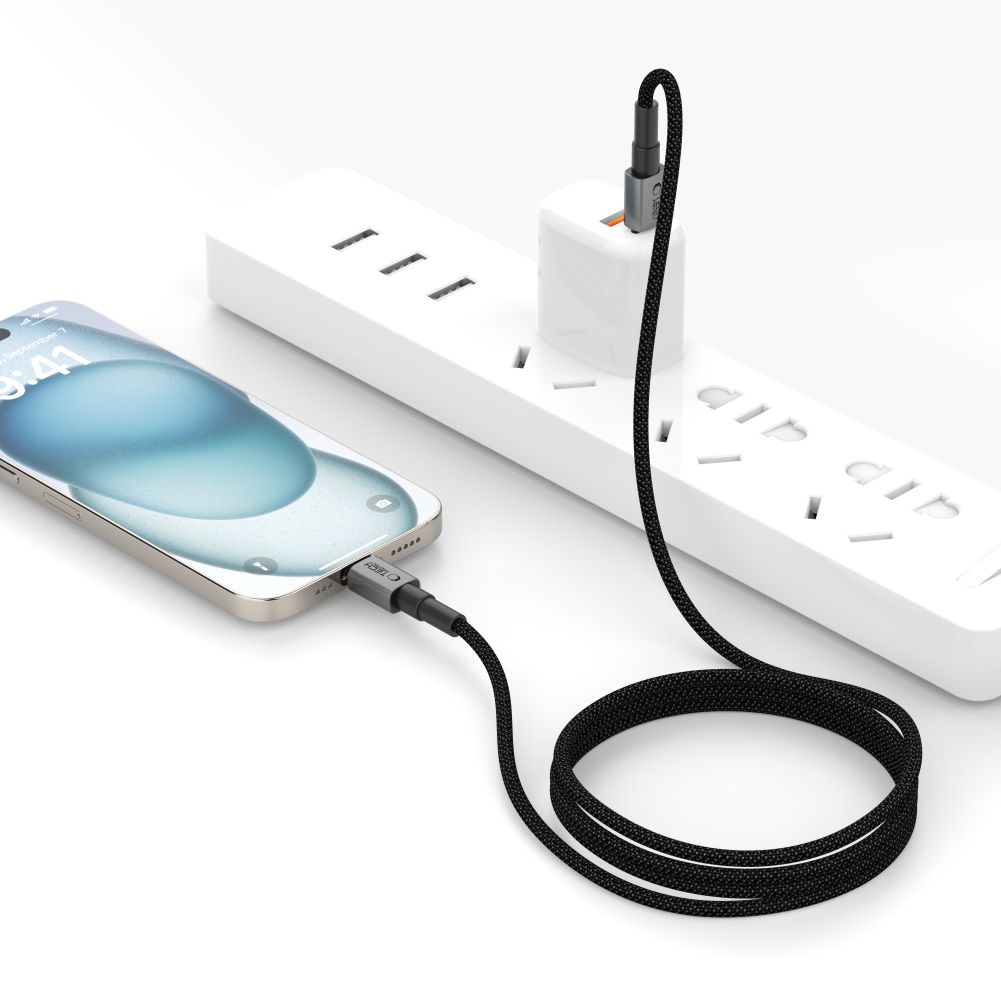 Tech-Protect UltraBoost DNA USB-C PD100W/5A-kabel 300 cm - grå