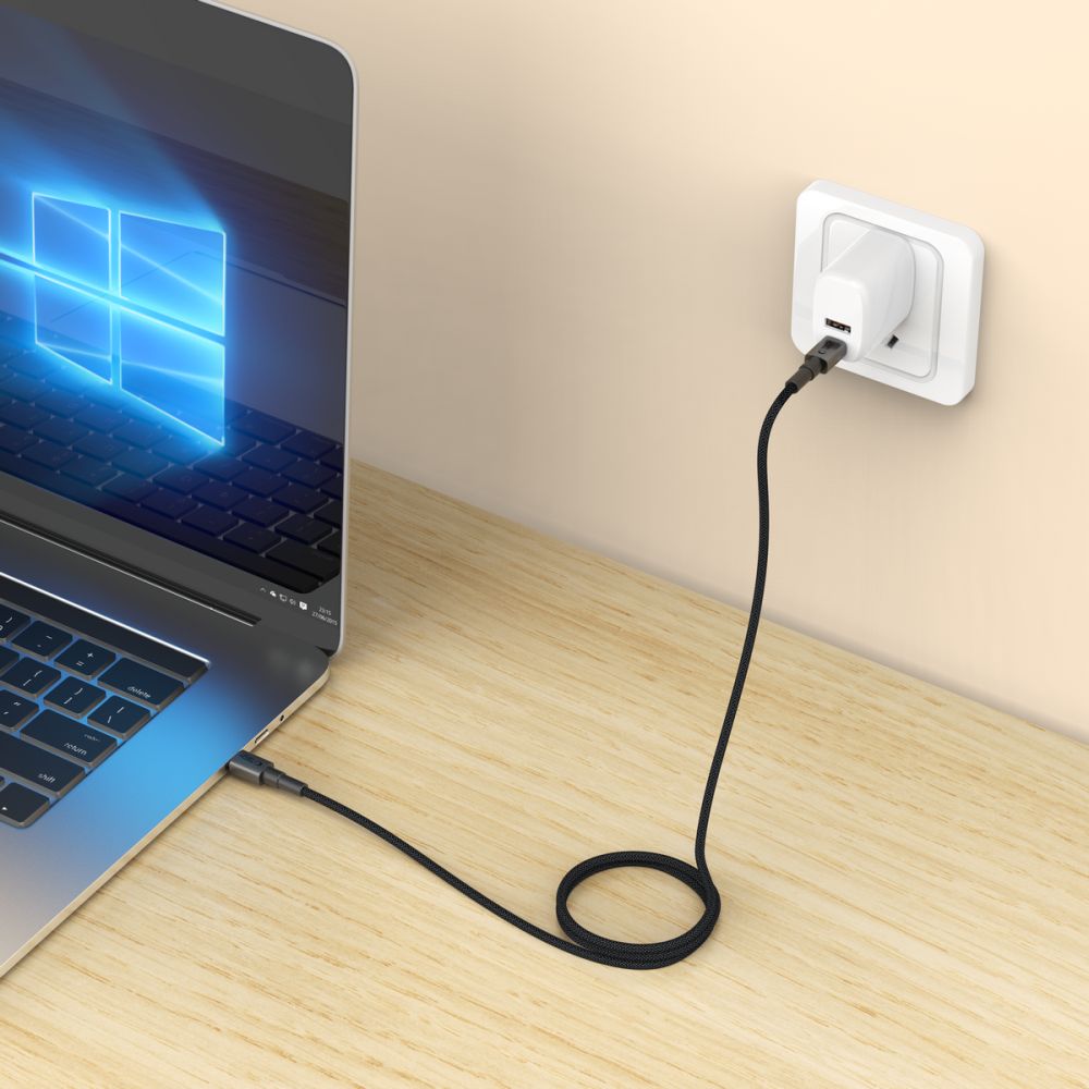 Tech-Protect UltraBoost DNA USB-C PD100W/5A-kabel 300 cm - grå