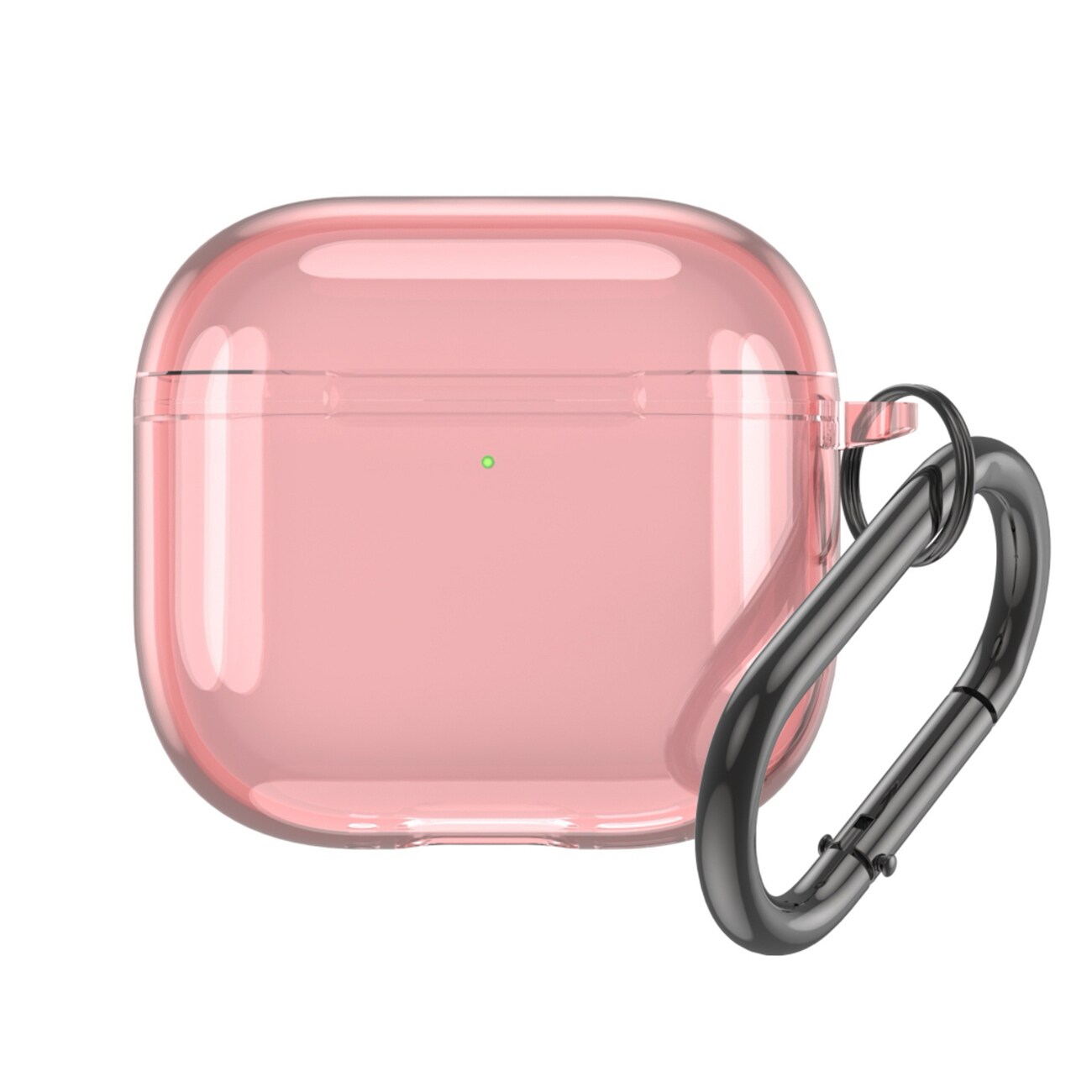 Gjennomsiktig etui for Airpods 4 - Rosa