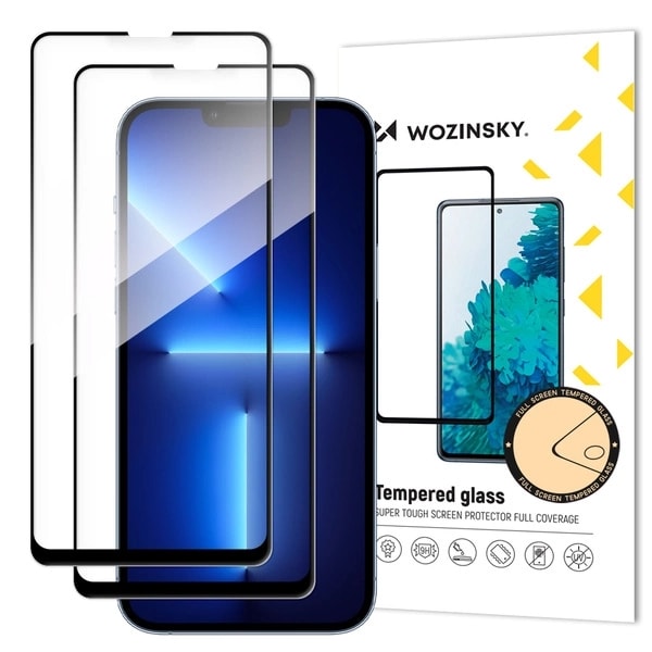 Wozinsky Fullt limt herdet glass for Samsung Galaxy M16, 2-pk