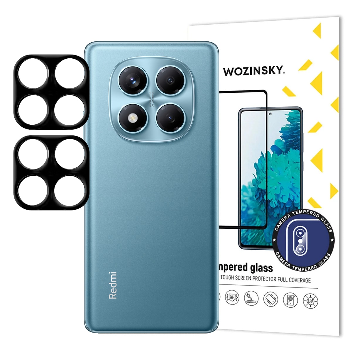 Wozinsky Fullt kameraglass for Xiaomi Redmi Note 14 Pro+, 2-pk