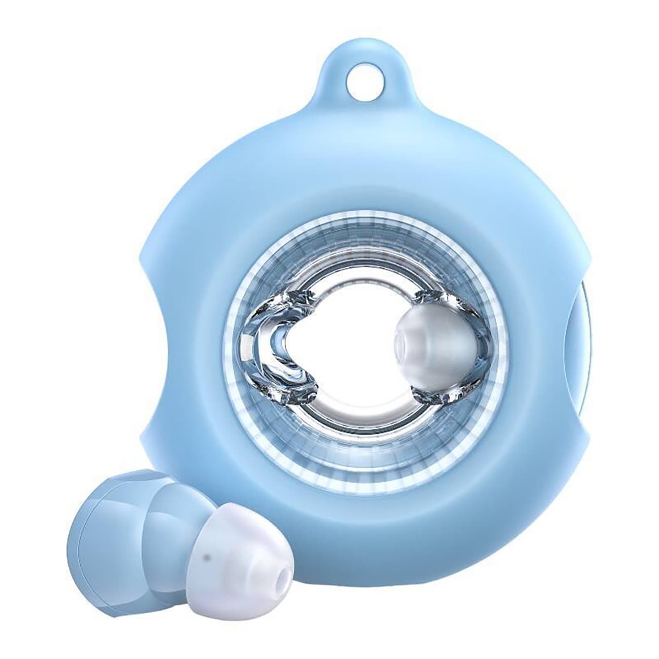 Choetech BH-T22 LightAura VocalSound trådløse TWS Bluetooth 5.3-hodetelefoner - blå