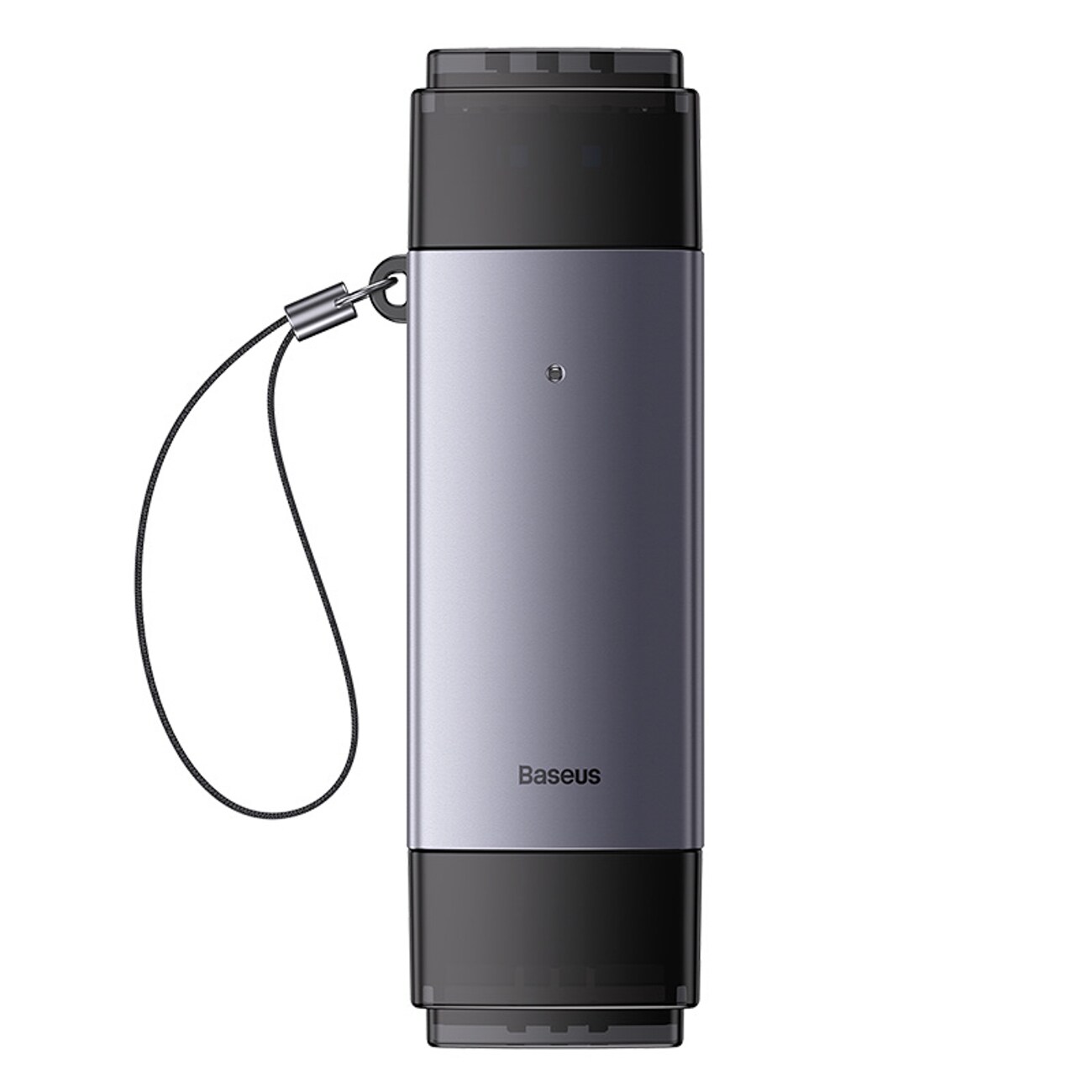 Baseus Lite Series USB-A/USB-C 3.0 SD/TF-kortleser - grå