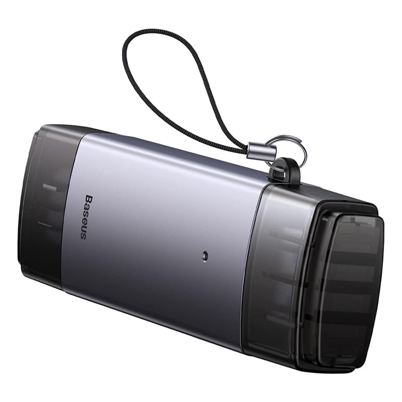 Baseus Lite Series USB-A/USB-C 3.0 SD/TF-kortleser - grå