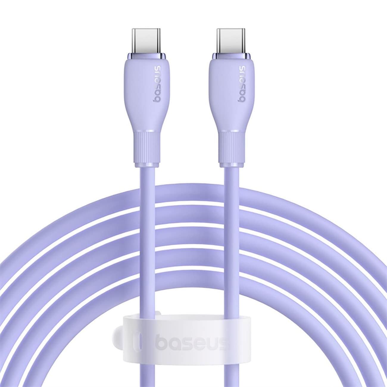 Baseus Pudding 100W USB-C - USB-C-kabel 2m - Lilla