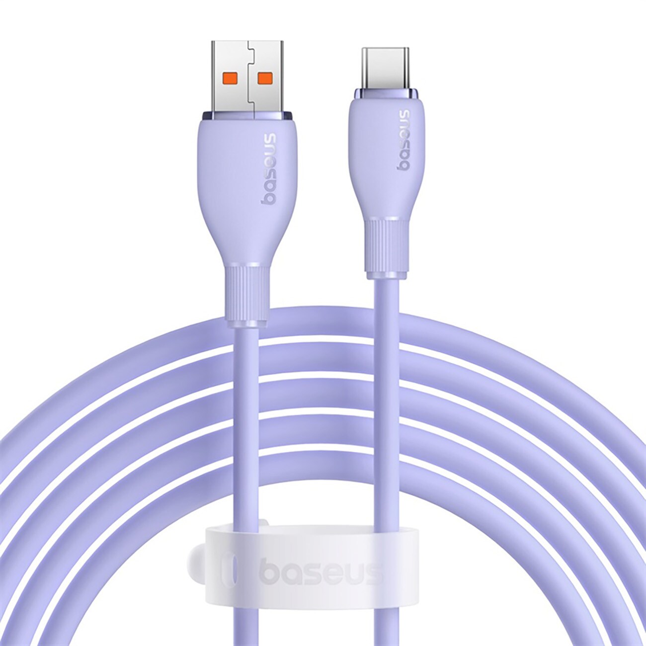 Baseus Pudding 100W USB-A - USB-C-kabel 2m - Lilla