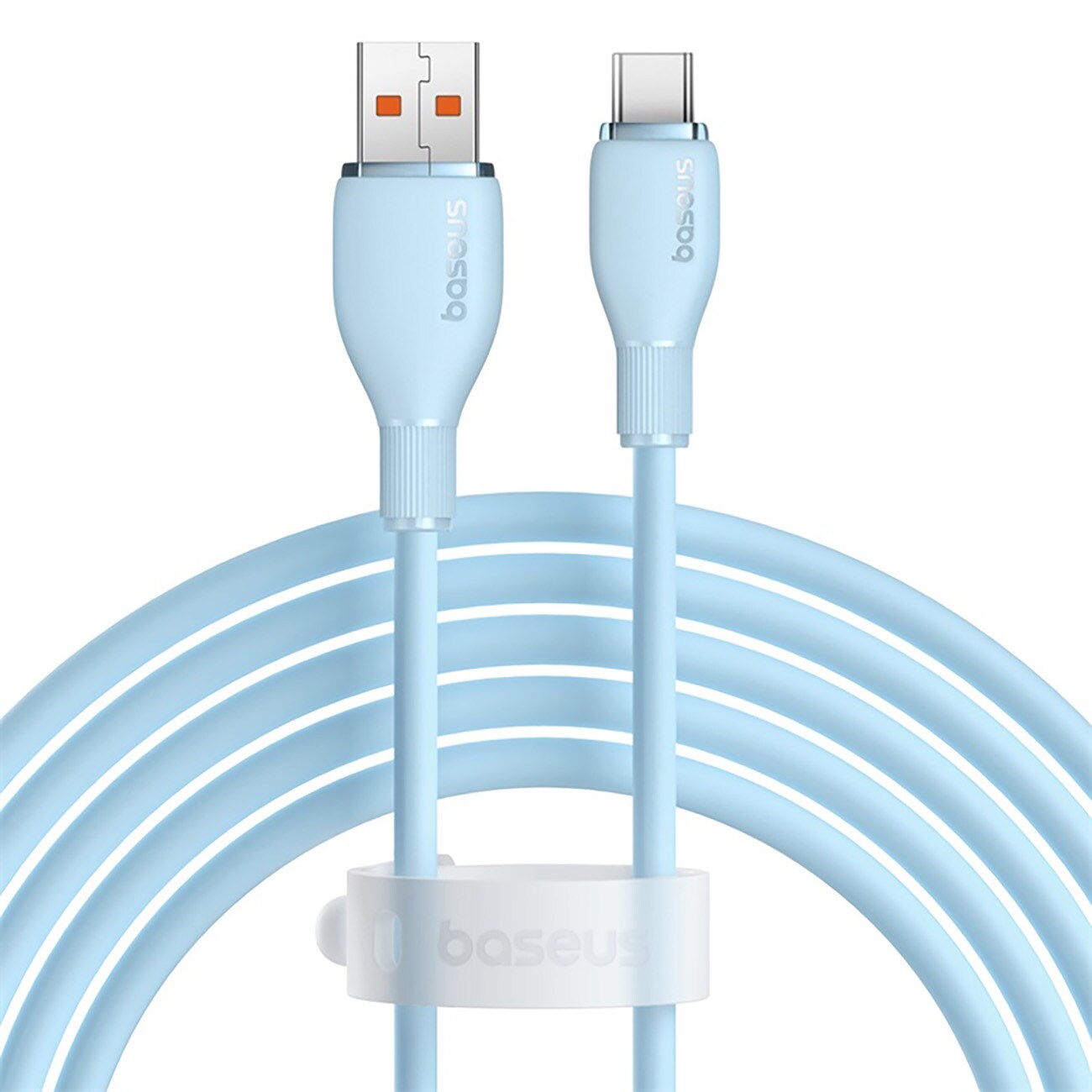 Baseus Pudding 100W USB-A - USB-C-kabel 2 m - blå