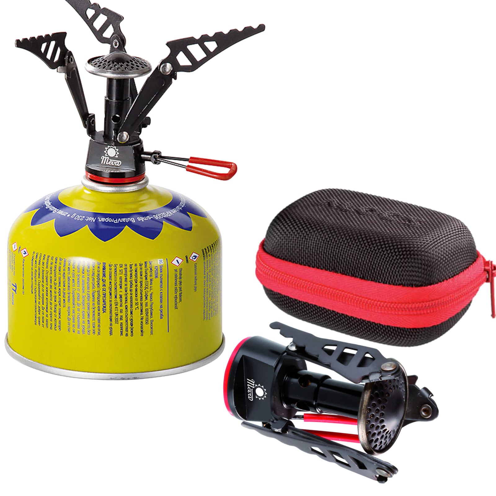 Den letteste turistovnen for gasspatroner (ventil eller gjenger) SPARK 80gram 2,6kW