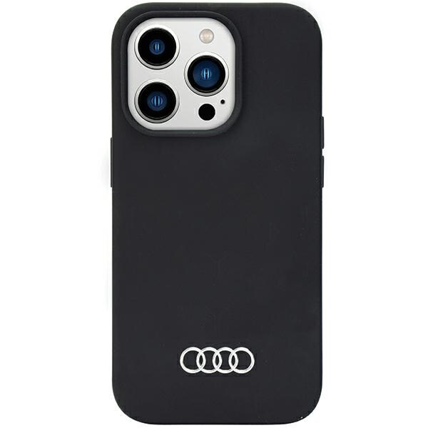 Audi silikonetui iPhone 14 Pro Max 6,7" svart/svart hardcase AU-LSRIP14PM-Q3/D1-BK