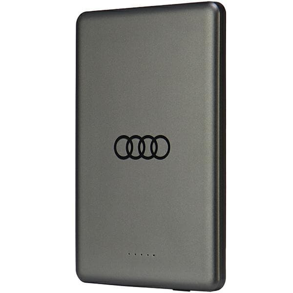 Powerbank Audi Big Logo MagSafe induktiv 15W 5000mAh - grå