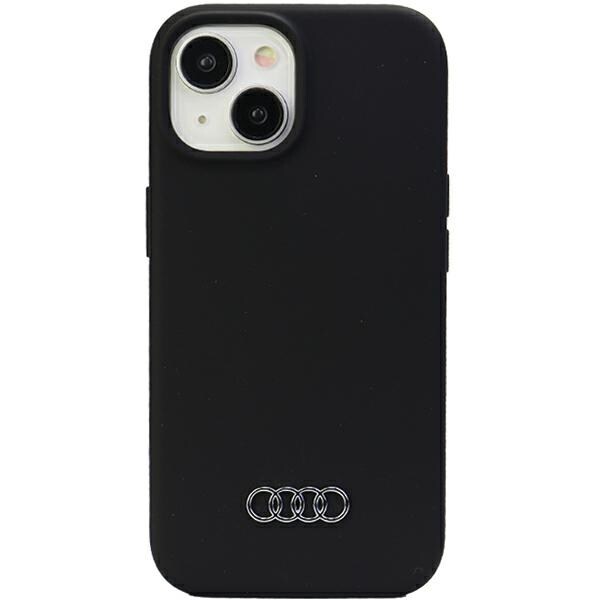 Audi silikonetui for iPhone 15 - svart