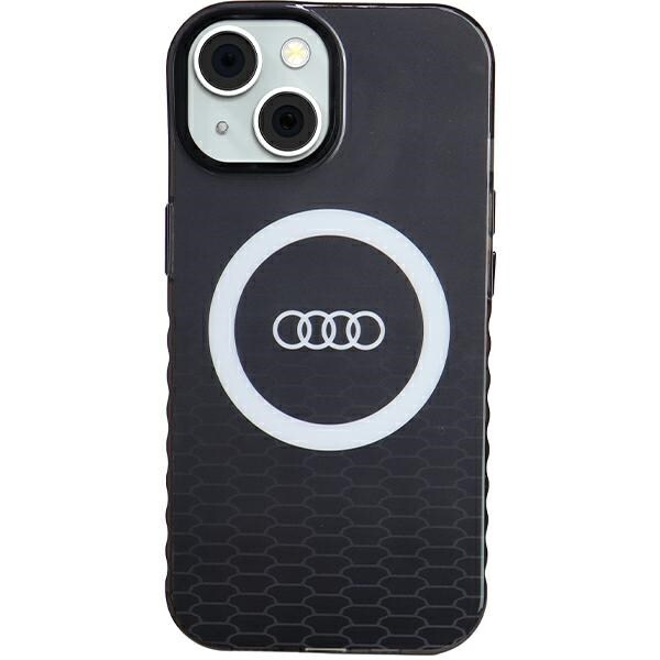 Audi IML Big Logo MagSafe-etui for iPhone 15 / 14 / 13 - svart