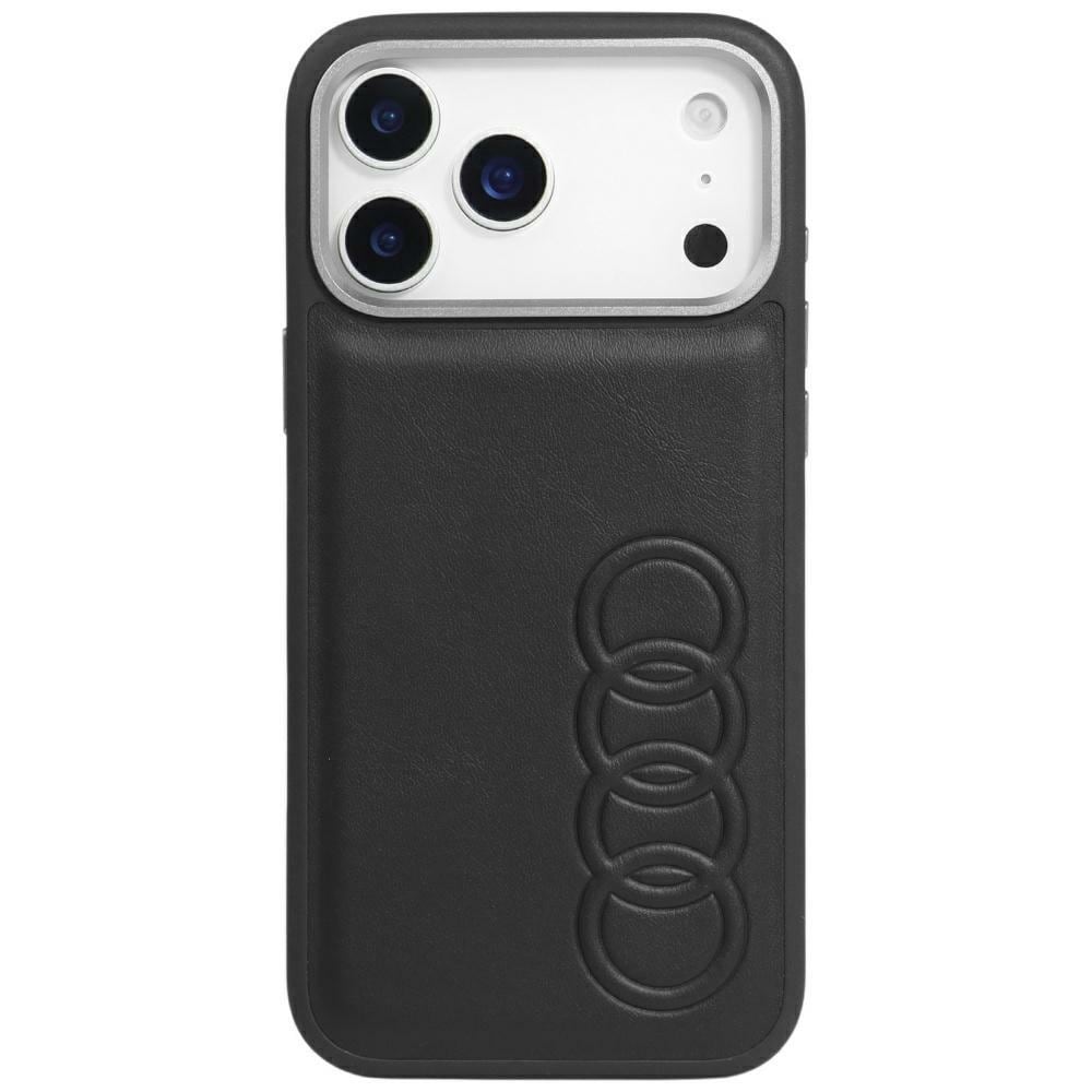 Audi TT MagSafe-etui i syntetisk lær for iPhone 17 Pro Max - Svart