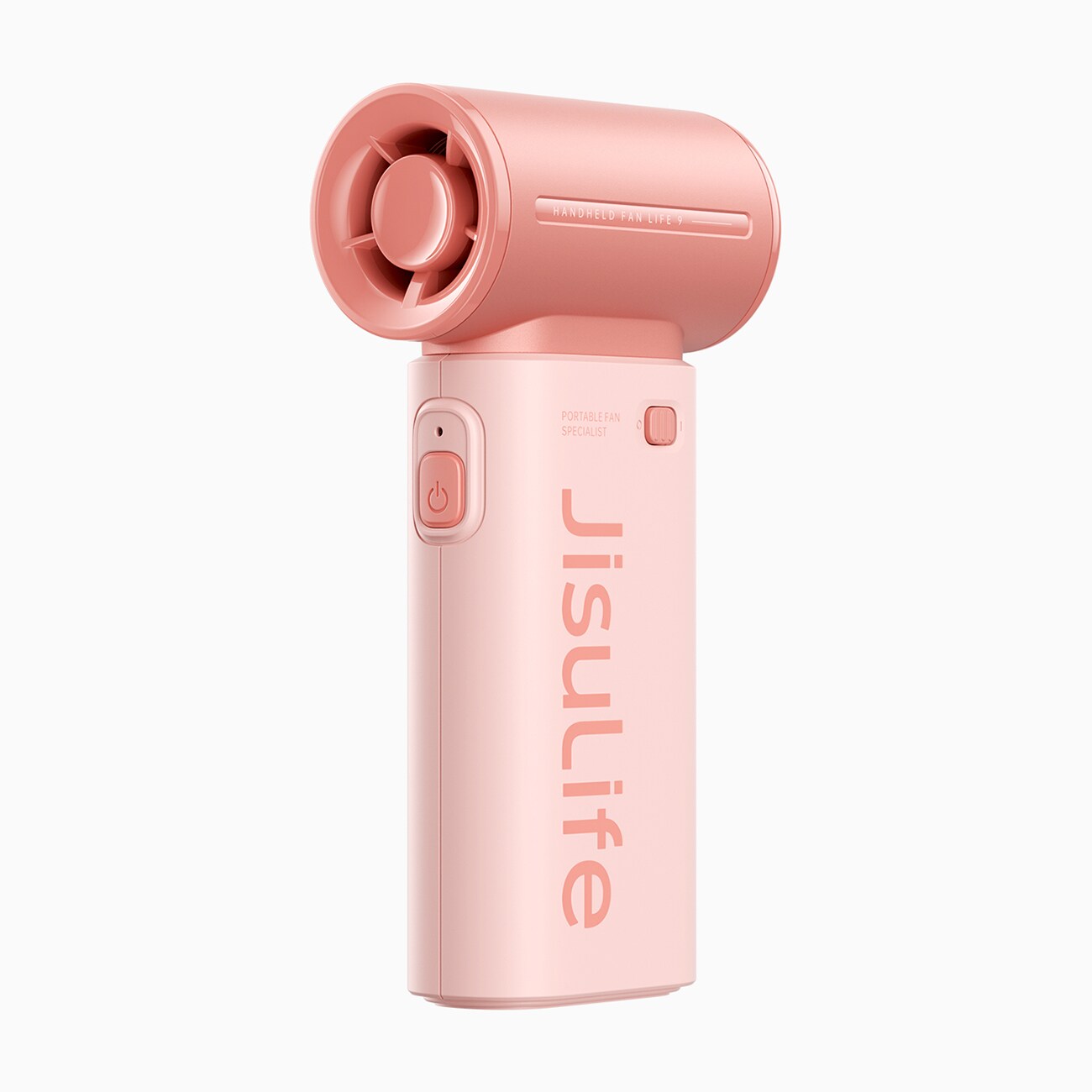 Jisulife håndholdt vifte Life9 3600mAh bærbar minivifte USB-vifte - rosa