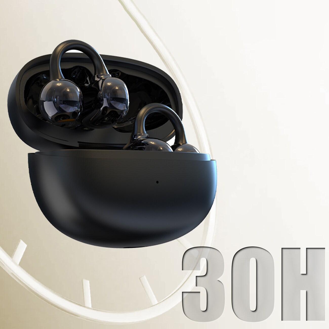 Dudao U20 TWS Bluetooth trådløse hodetelefoner - svart