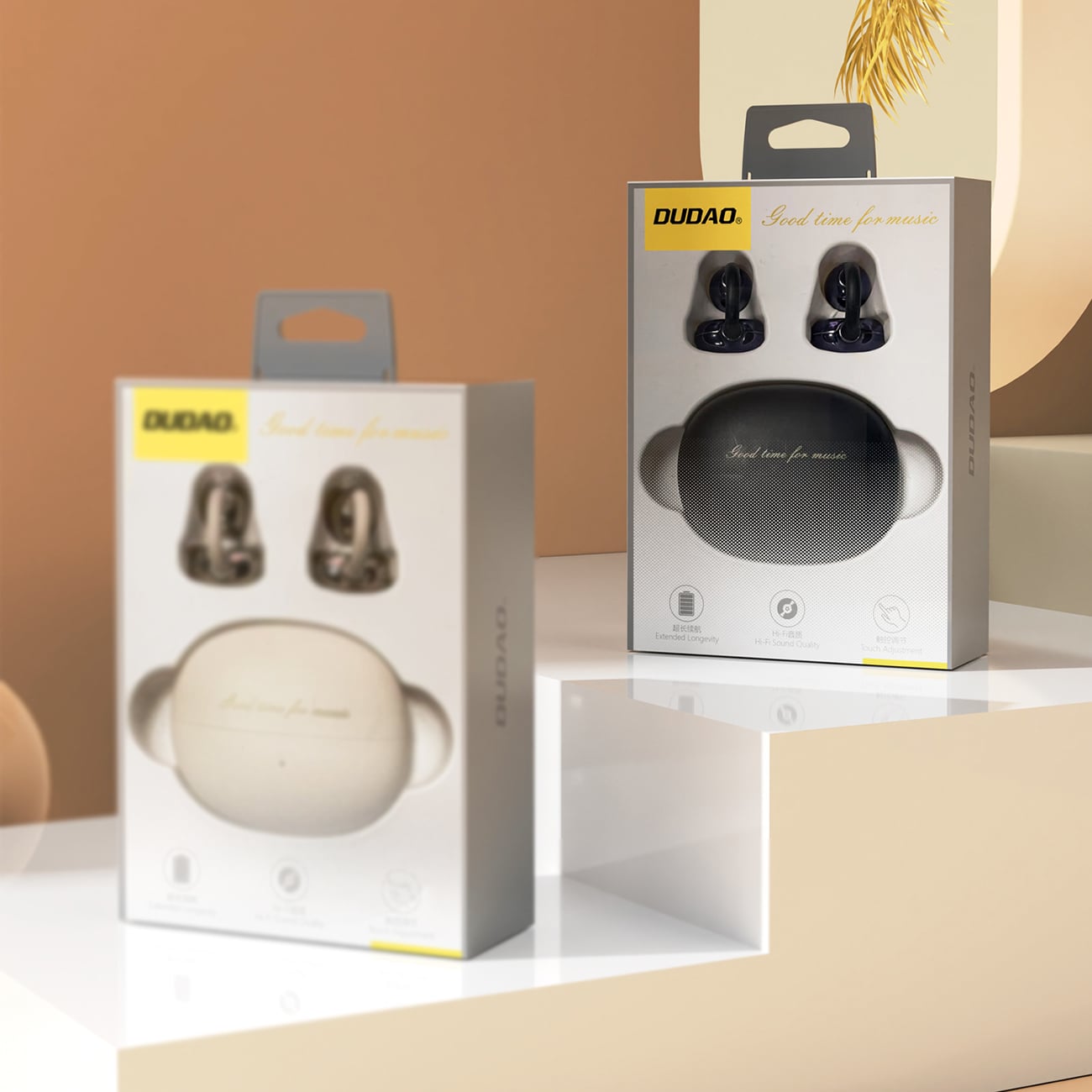 Dudao U20 TWS Bluetooth trådløse hodetelefoner - svart
