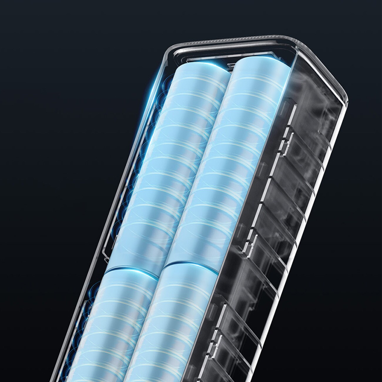 Powerbank Cuktech CKPB100PGLBL 150W 10000mAh USB-C USB-A - svart